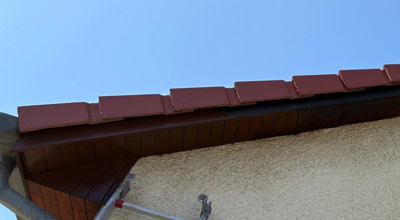 Nettoyage et peinture de toiture à Colmar