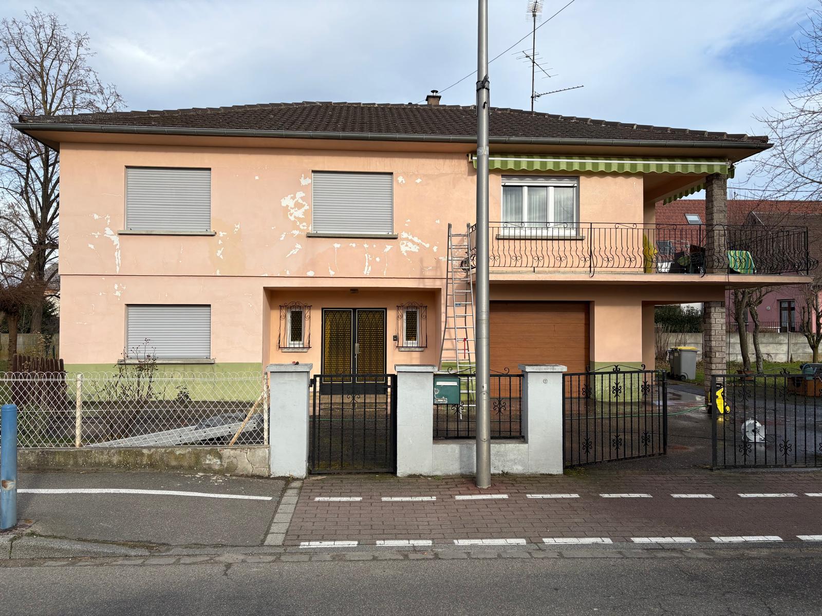 Ravalement de facade colmar 68000 avant